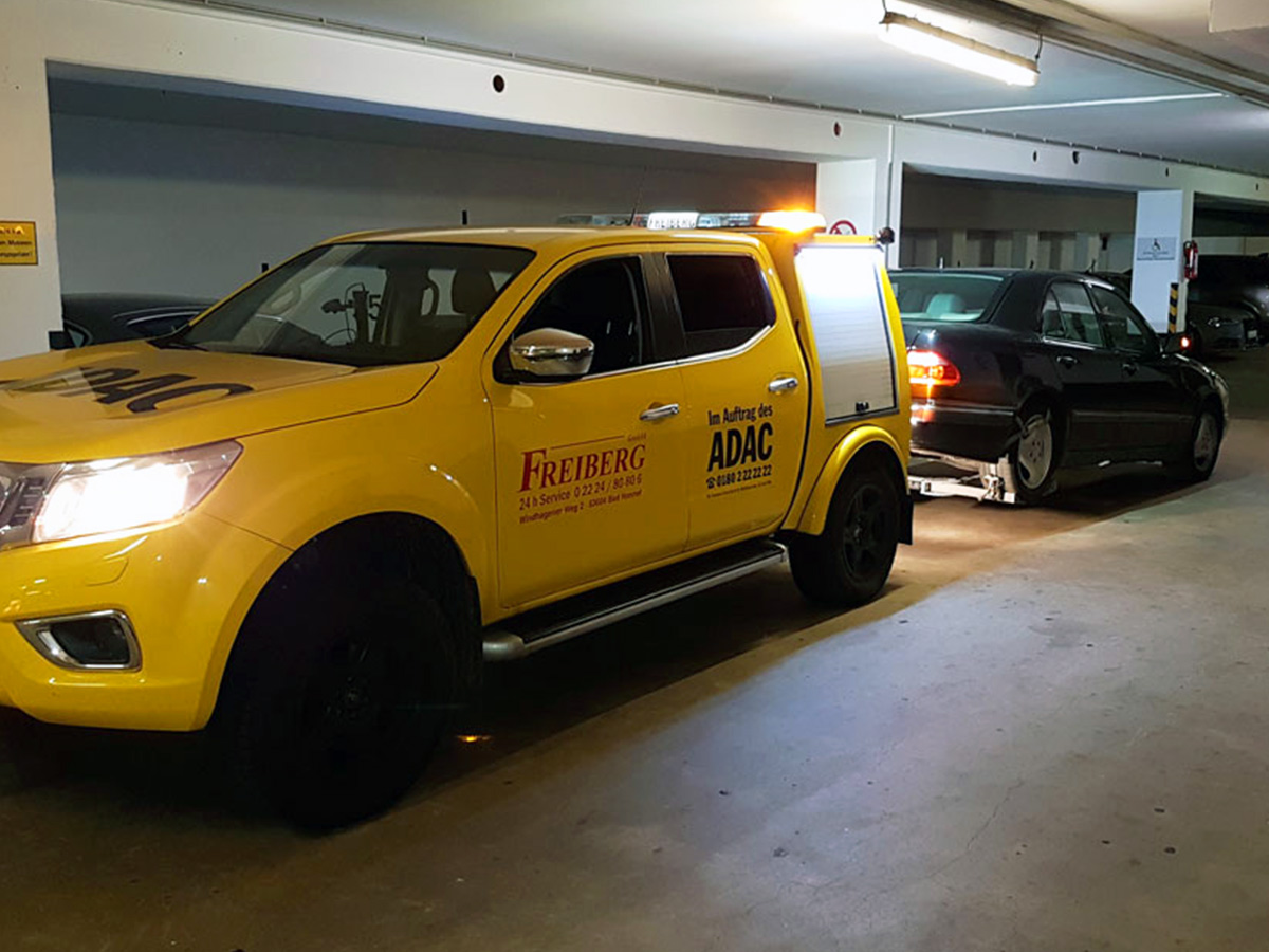 Tiefgaragen Abschleppen